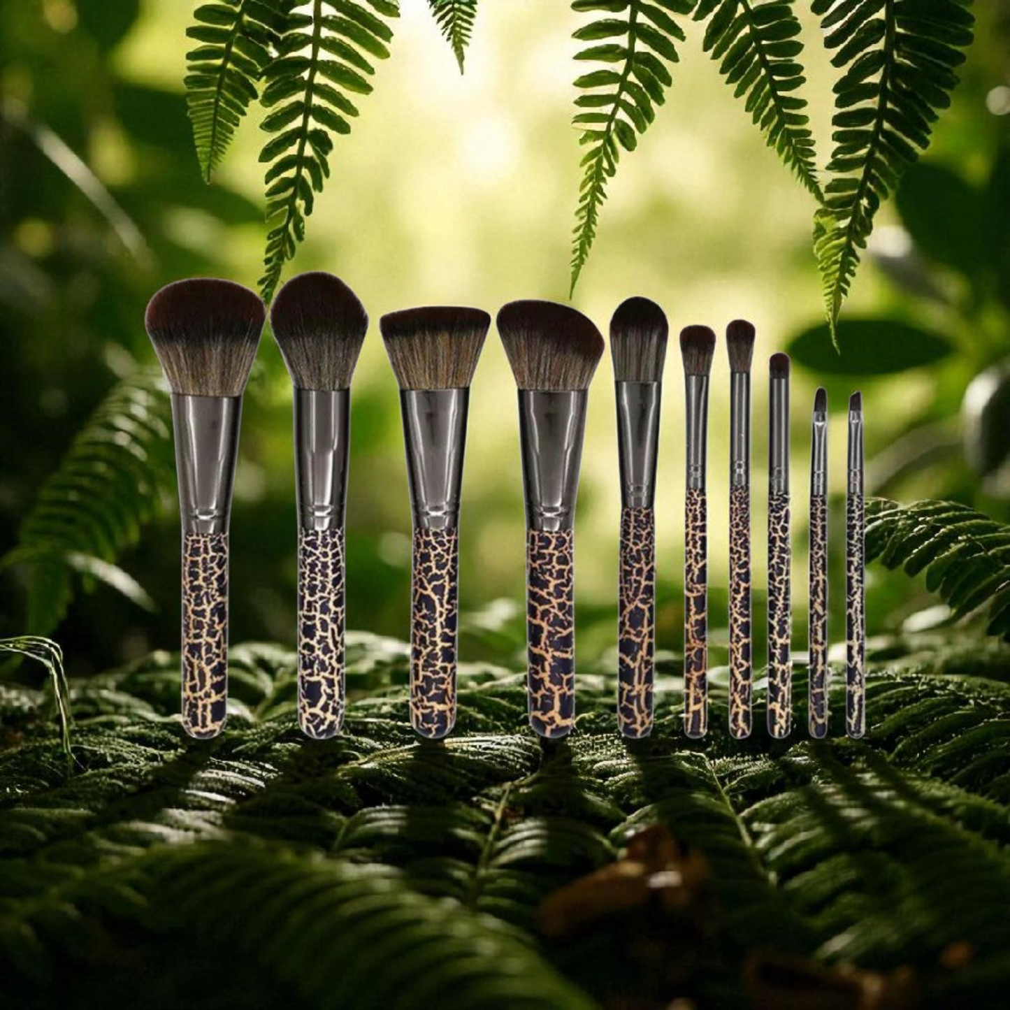 Spotted Elegance Make-up Brush Set