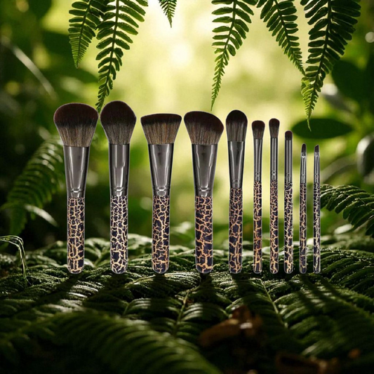 Spotted Elegance Make-up Brush Set